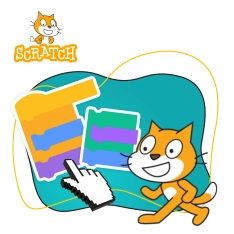 Scratch программирование для детей: Продвинутый уровень – создаём игры, как настоящие разработчики - КИБЕРшкола программирования для детей, компьютерные курсы для школьников, начинающих и подростков - KIBERone г. Дмитровский