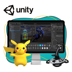 Мир игр на Unity 2D на популярном движке + AI-помощники - КИБЕРшкола программирования для детей, компьютерные курсы для школьников, начинающих и подростков - KIBERone г. Дмитровский